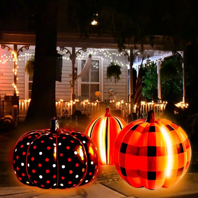 (🎃Halloween Early Sale-50% OFF)Led Yard Pumpkins Inflatable Decorated