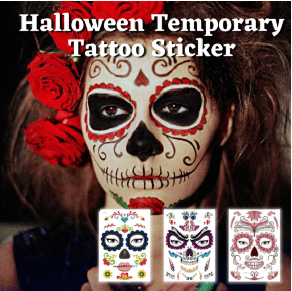 Halloween Pre-Sale -49%OFF (12 PCS) Halloween Prank Makeup Temporary Tattoo