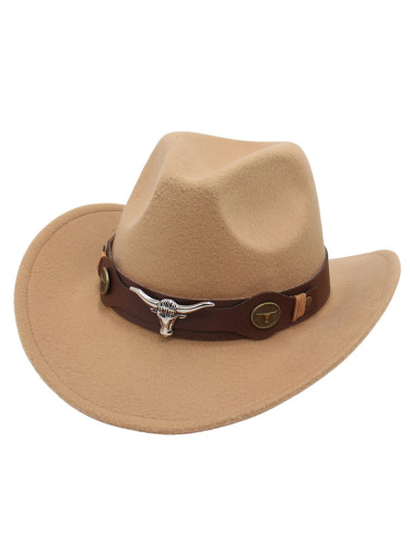 Western Bull Head Deco Cowboy Cowgirl Hat