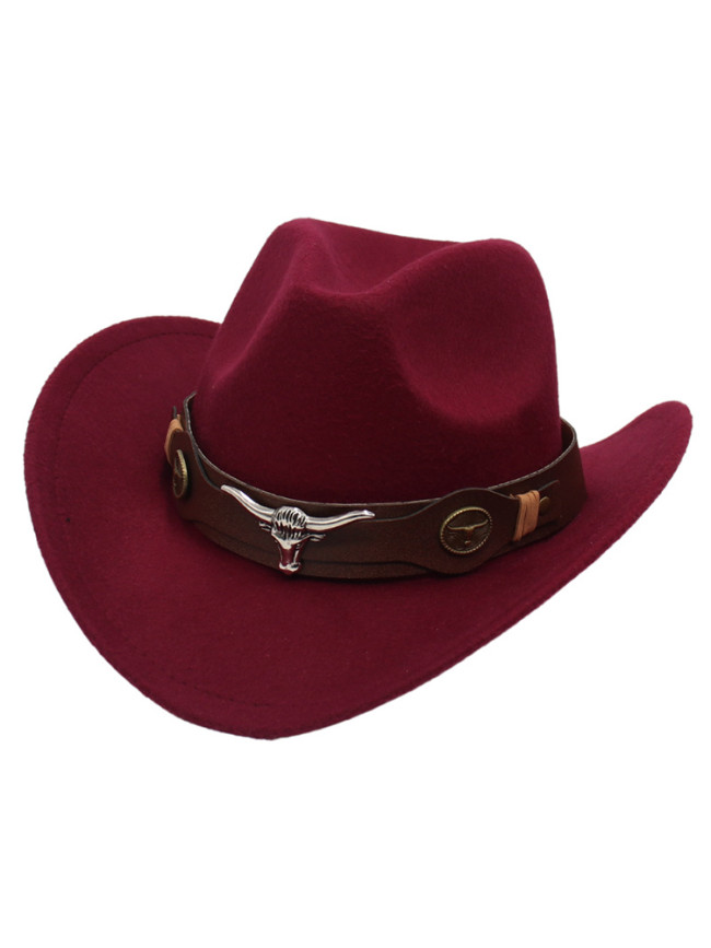 Western Bull Head Deco Cowboy Cowgirl Hat