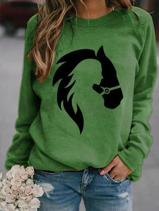 Women's Horse Sweatshirt