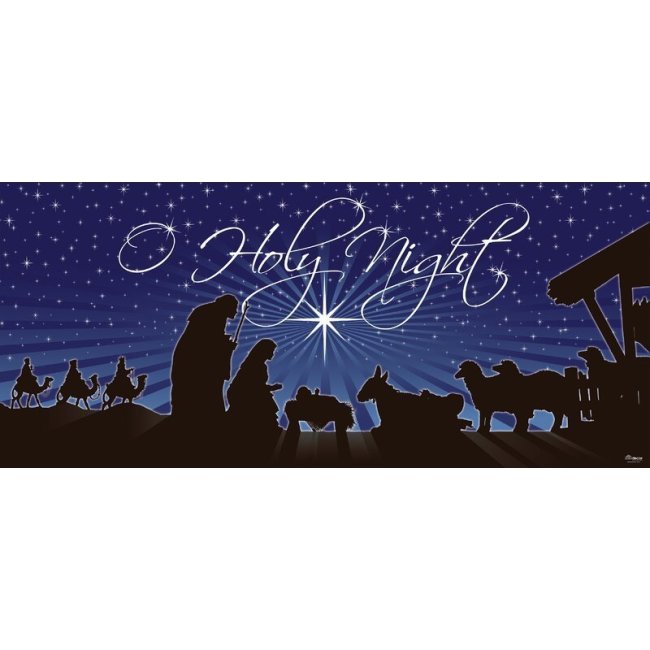 O Holy Night Garage Door Mural with 192  W