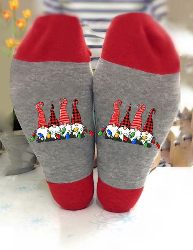 Hot Sale Christmas Gnomes Family Socks