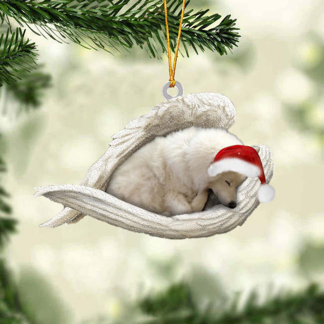 Eskimo Sleeping Angel Christmas Ornament
