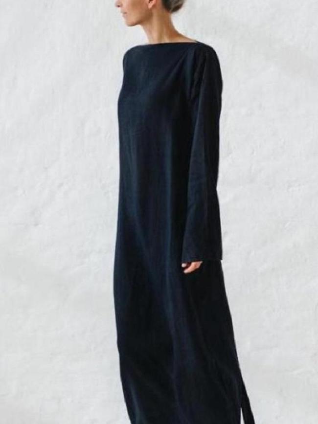Casual One-Neck Long-Sleeved Belt Tunic