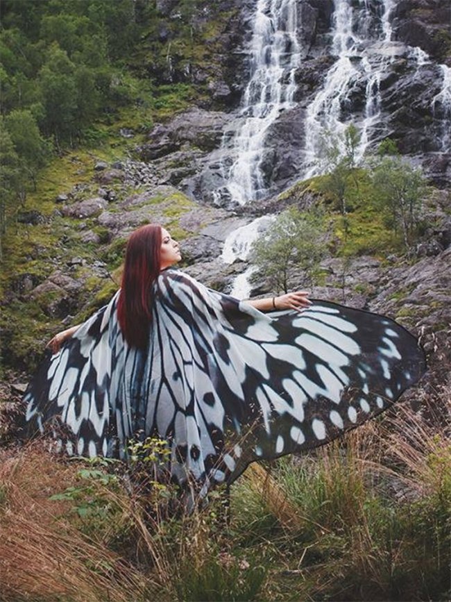 Dreamy Butterfly Inspired Wings Fairy Cape