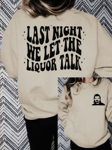Women's Letter Print Casual Sweatshirt