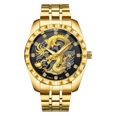 Golden Luxury Waterproof Fashion Watch
