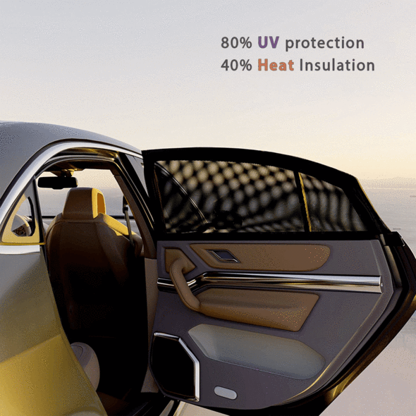 US 25.99 Universal Slip On Window Shades