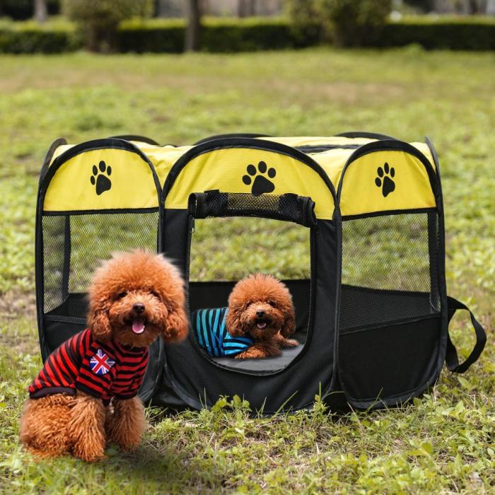 PORTABLE PET TENT - PERFECT FOR PUPS, CATS, AND MORE!