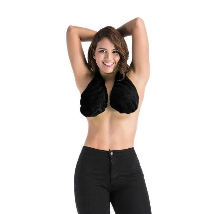 Sweat Towel Bra Towel Underwear for Bath Sport Yoga Breastfeeding Home Wear Adjustable