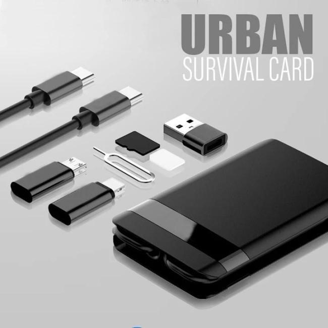 Urban Survival Card Multi-function Universal Smart Adaptor Card