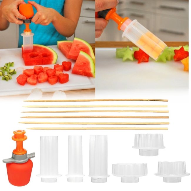 US 21.99 Creative Fruit Shape Cutter Slicer Fruit Slicing Fruit