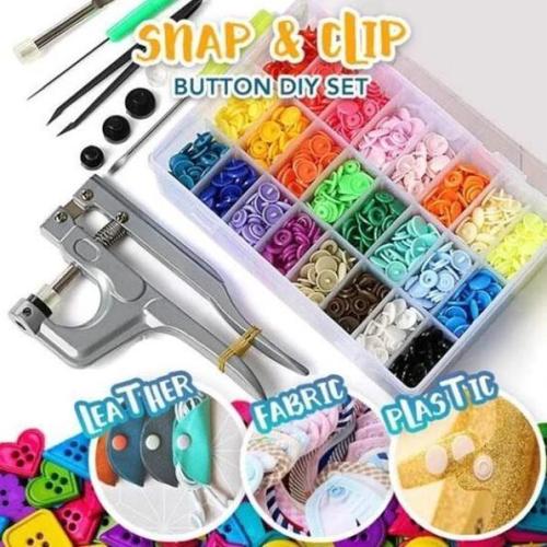 Snap Button DIY Set (150 Pcs Set)