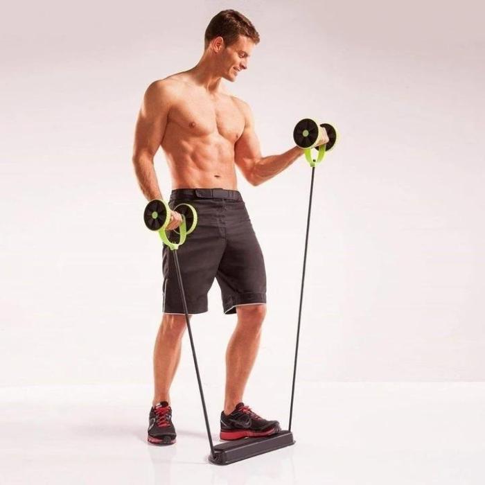 Two-Wheeled Fitness Rope
