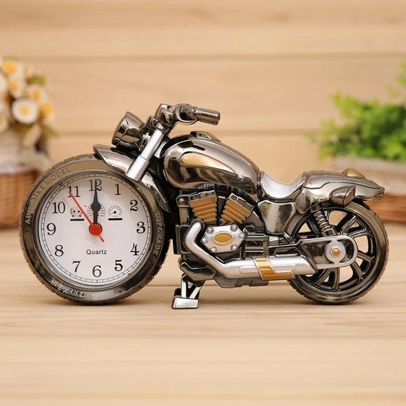 Motorcycle and Locomotive alarm clock