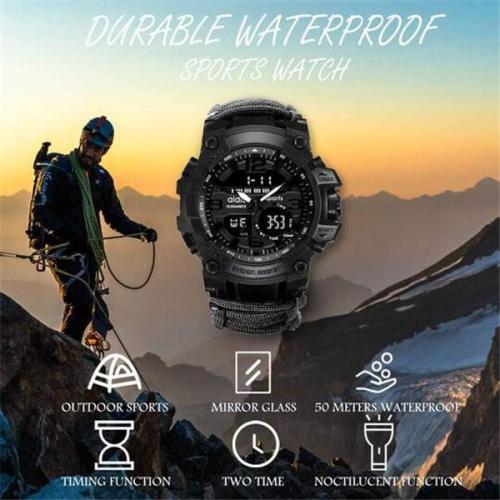 Outdoor Multifunctional Survival Waterproof Watch