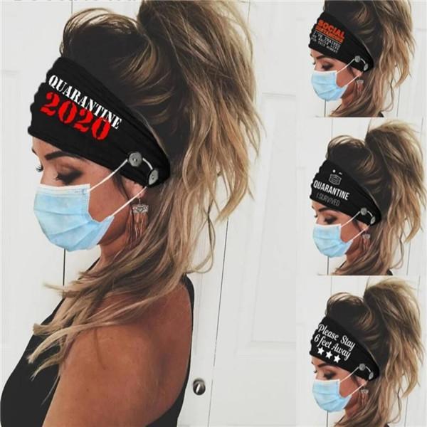Quarantined Button headband