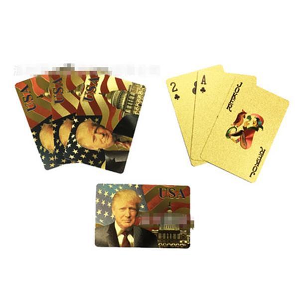 Trump 24k Gold Plated Playing Cards