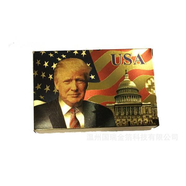 Trump 24k Gold Plated Playing Cards