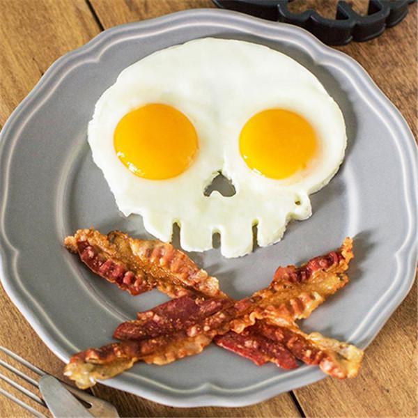 Halloween Horror Skull Fried Egg Mold