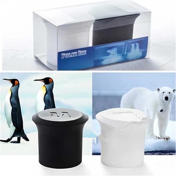 Polar Bear and Penguin Shape Ice Cube Molds