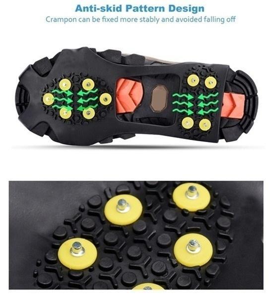 10 Tooth Crampons Non-slip Shoe Covers