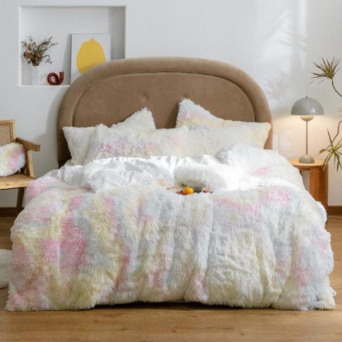 Fluffy Blanket Cover With Pillow Cover 3 Pieces Set（Free shipping🔥）