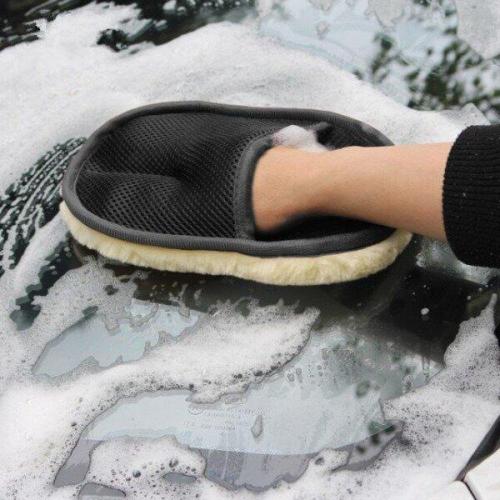 Car Soft Care Washing Polishing Cleaning Gloves(3PCS)