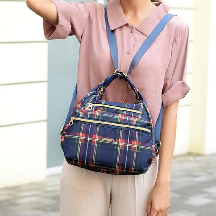 Multifunctional Zipper Backpack, Handbag and Shoulder Bag