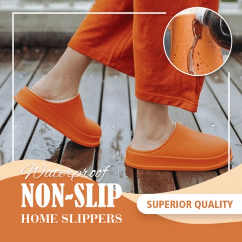 Waterproof Non-Slip Winter Home Slippers