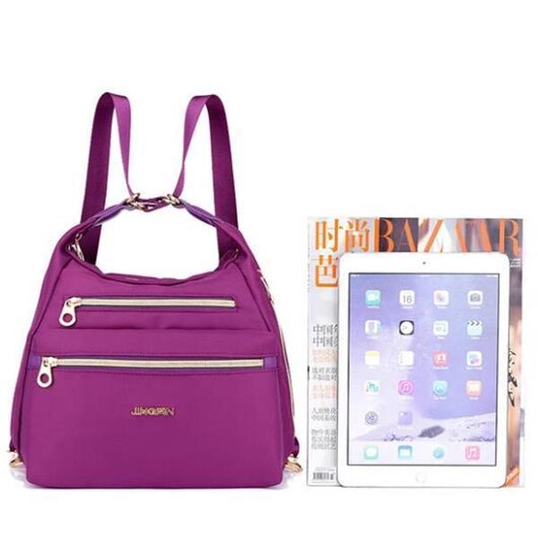Multifunctional Zipper Backpack, Handbag and Shoulder Bag