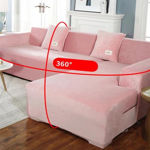 (New Year Sale🎁) Velvet Thick Stretchable Sofa Cover