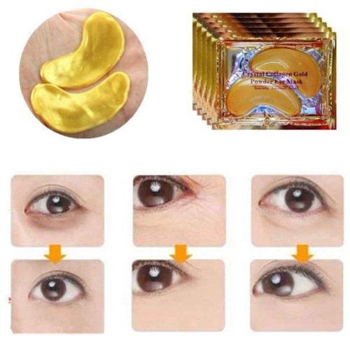 24K Gold Eye Mask with Collagen and Hyaluronic Acid (20 Pairs)