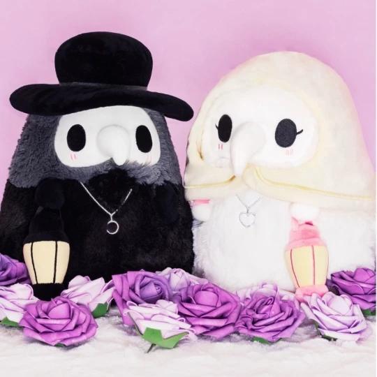 Fluffy Plague Doctor Plush Toy
