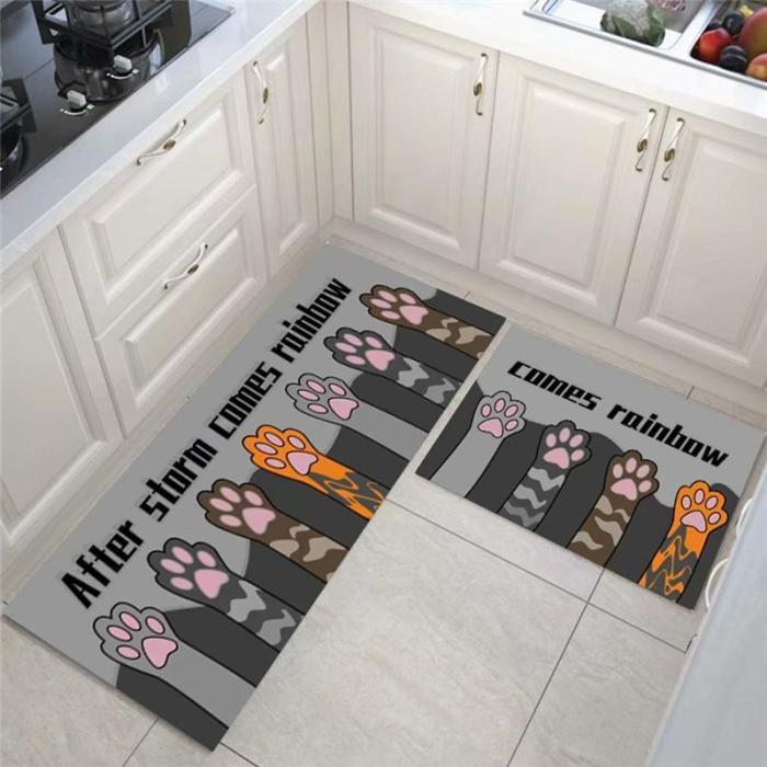 Kitchen printed non-slip carpet