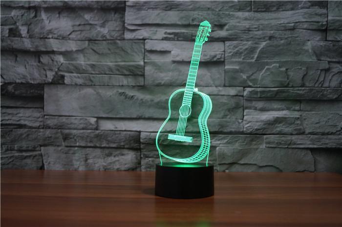 GUITAR 3D ILLUSION LAMP