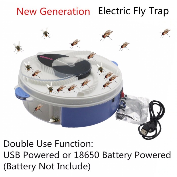🔥Spring Special 50% OFF-Revolving Electronic Fly Trap