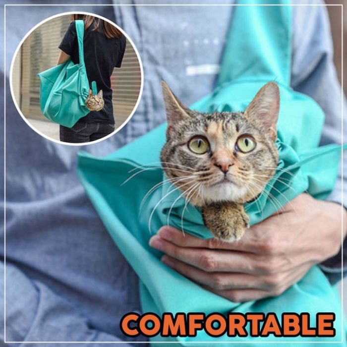 Outdoor Solid Cat Carrier Pouch