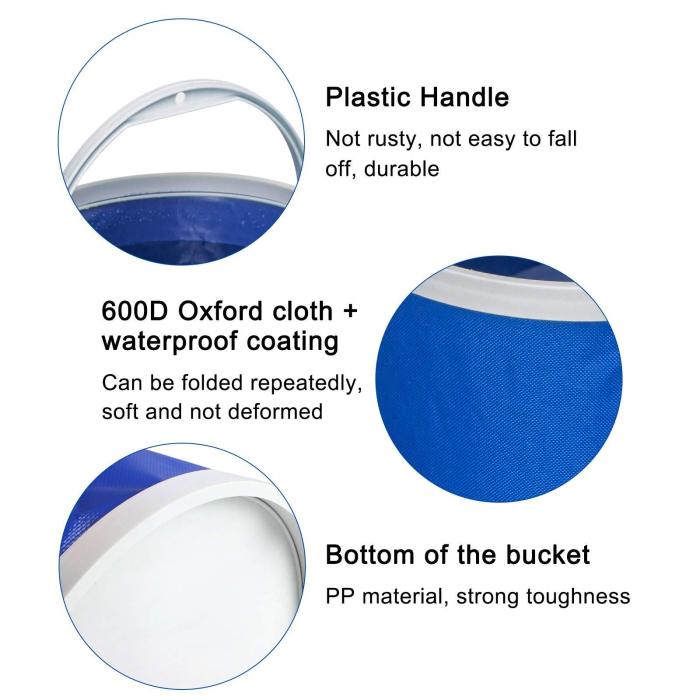 Multifunctional Portable Folding Bucket