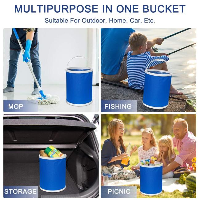 Multifunctional Portable Folding Bucket
