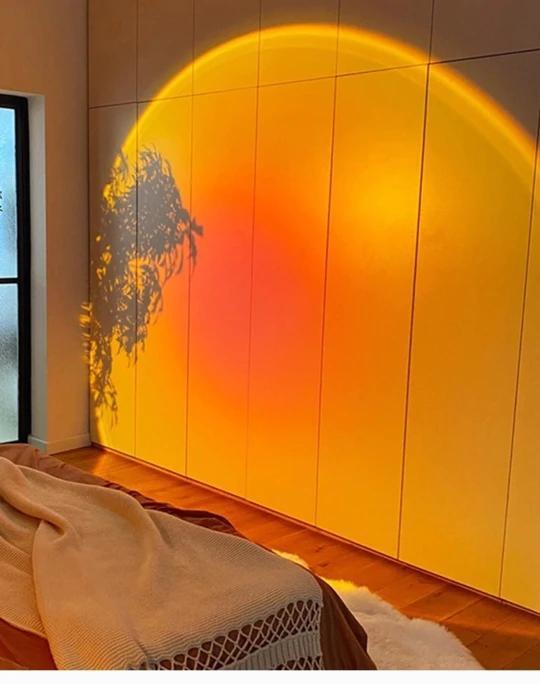 The Golden Hour Sunset Projection Lamp