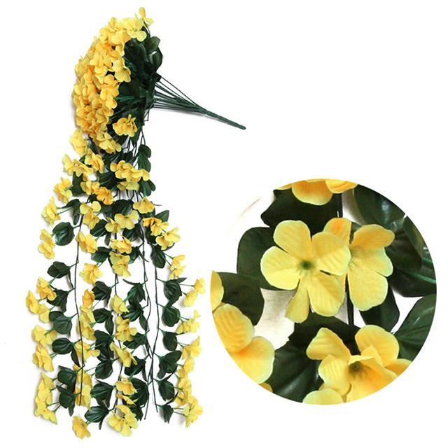 Vivid Artificial Hanging Orchid Bunch(2pcs)