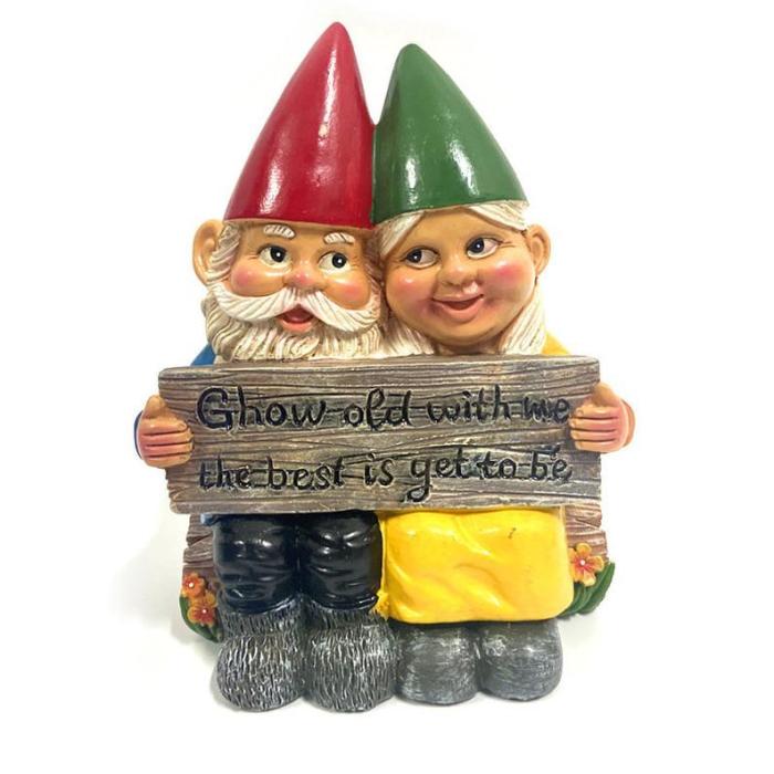 Funny garden gnomes cute gnome for garden decorating