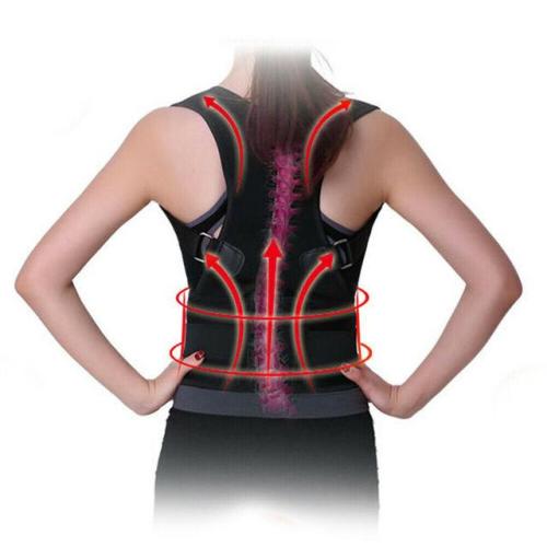 Magnetic therapy posture corrector brace