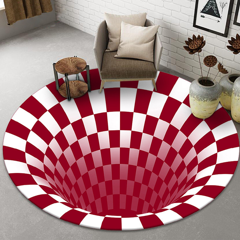 Vortex Illusion Rug