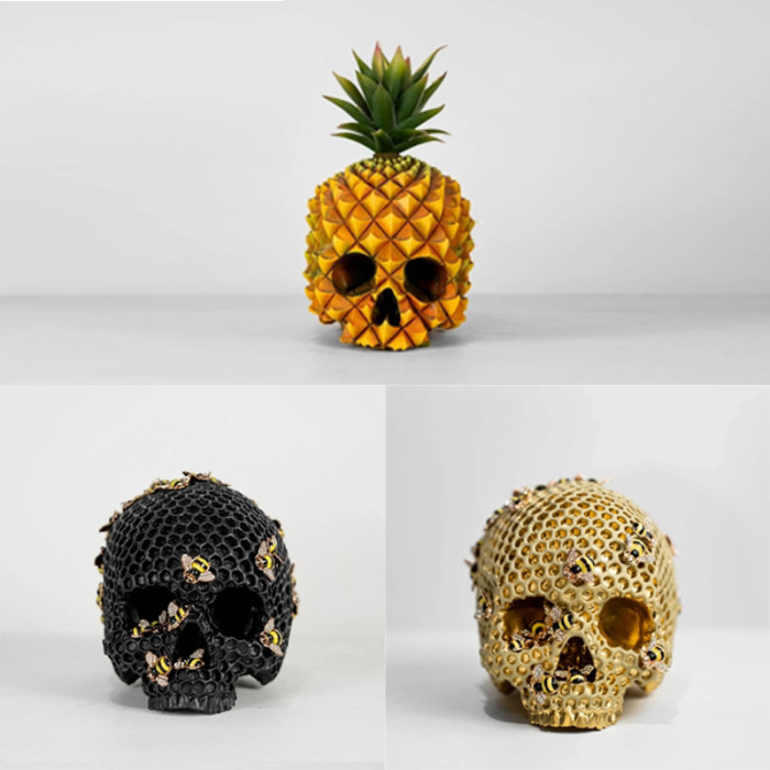 Pineapple Skull / Beehive Skull / Killa Beez Skull