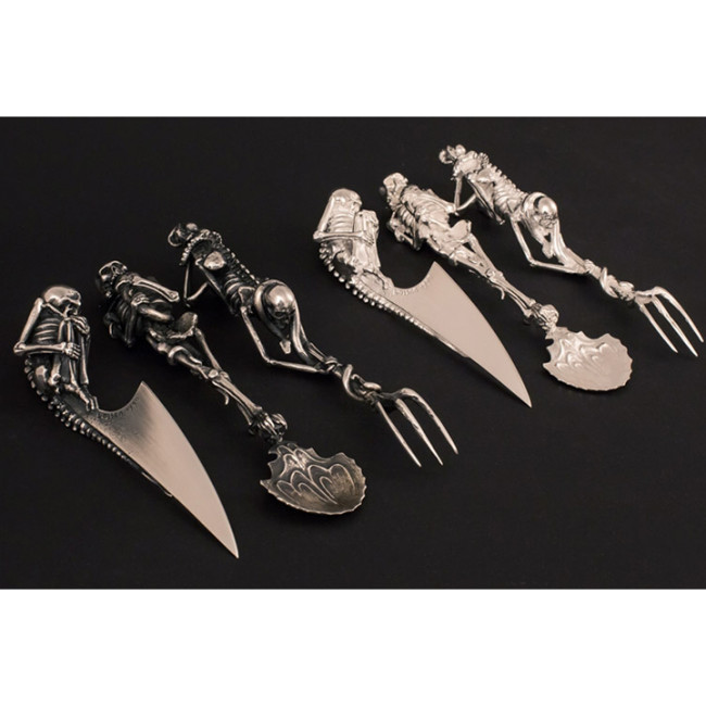 Hot Sale🔥Halloween Gift Skeletal Cutlery Sets