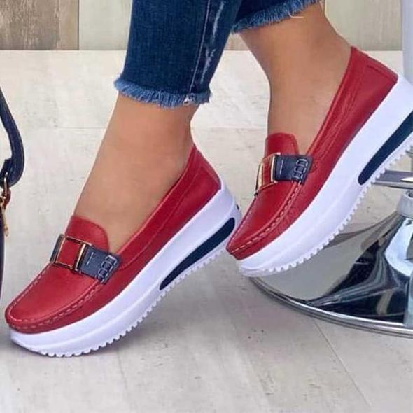 Women's Comfortable Platform Loafers