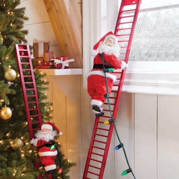 Early Christmas Sale!! Electric Climbing Santa- Limited Edition